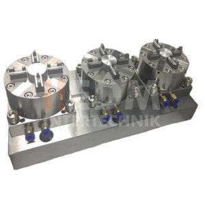 Régua pneumática com 3 paletes